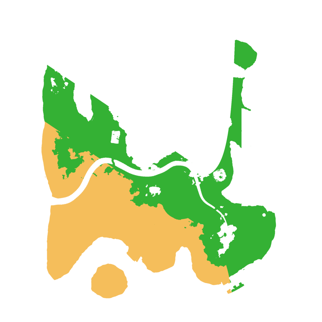 Biome Rust Map: Procedural Map, Size: 2700, Seed: 423352915