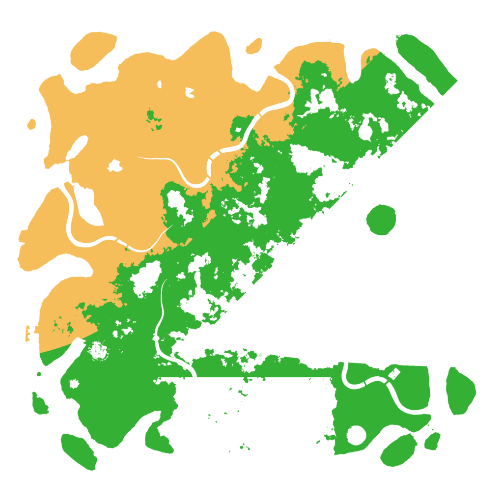 Biome Rust Map: Procedural Map, Size: 4750, Seed: 616186629