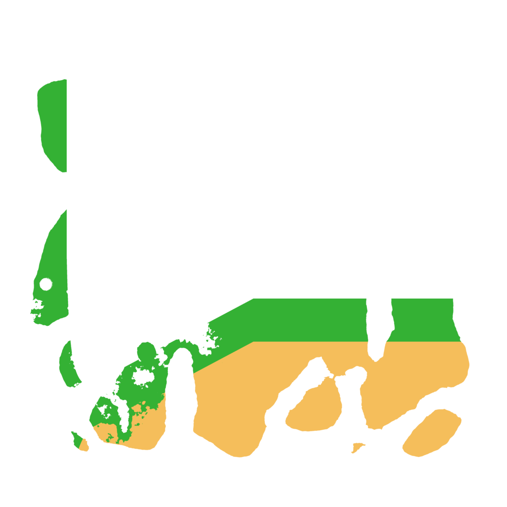 Biome Rust Map: Barren, Size: 3600, Seed: 916001