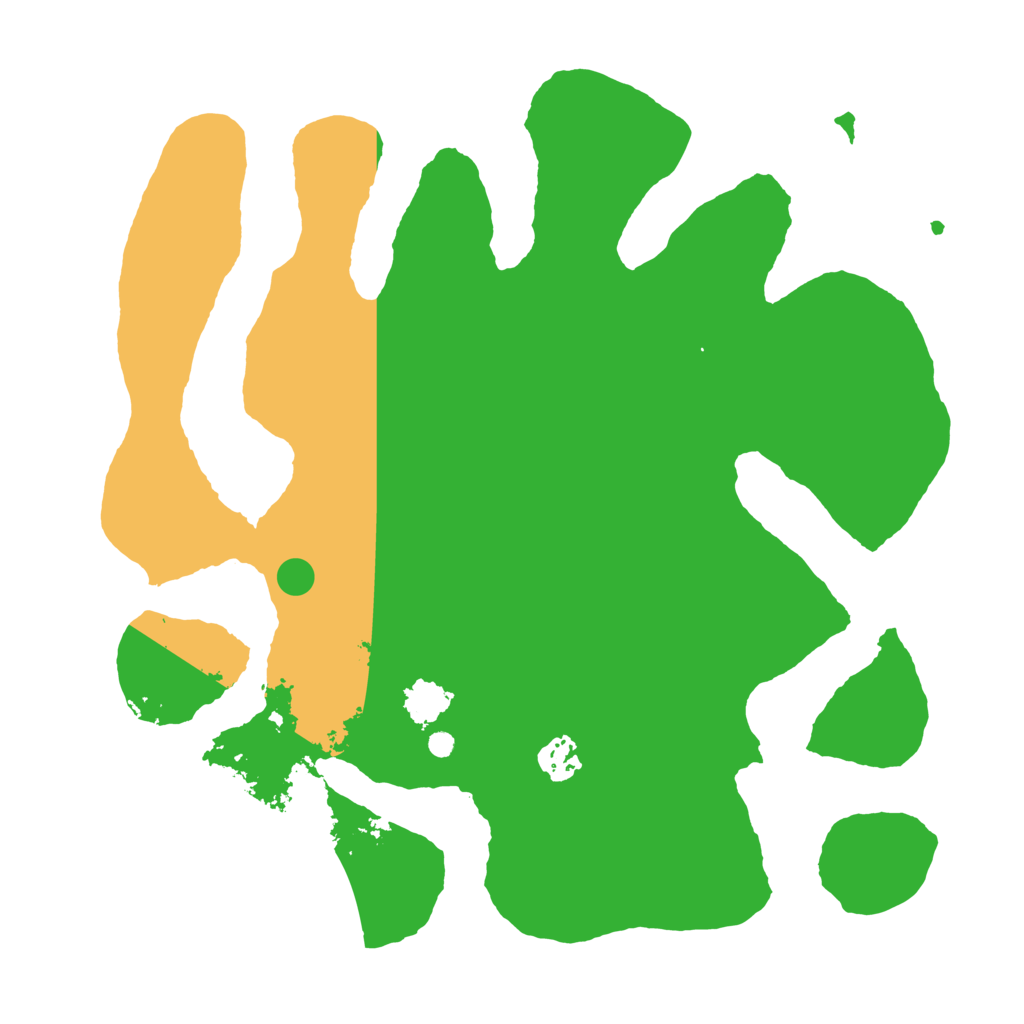 Biome Rust Map: Barren, Size: 3600, Seed: 329161