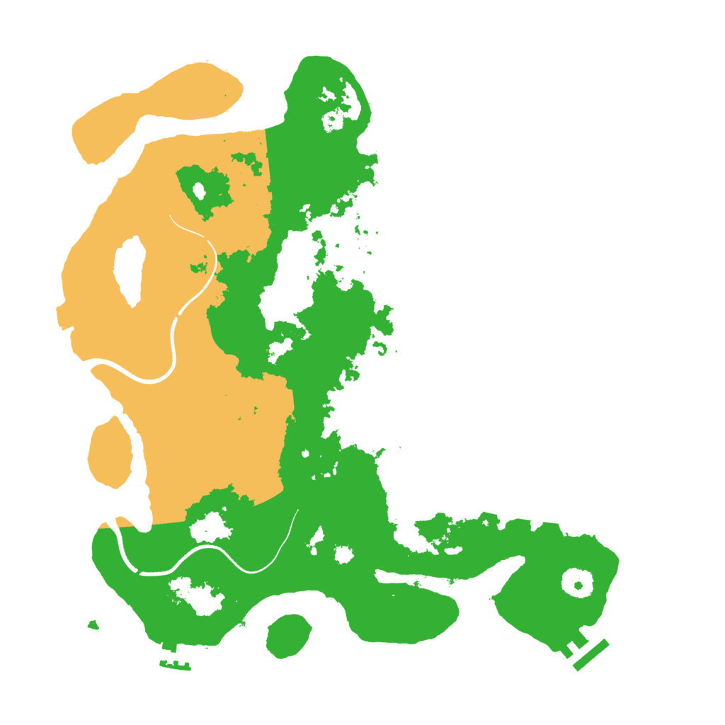 Biome Rust Map: Procedural Map, Size: 3500, Seed: 20210630