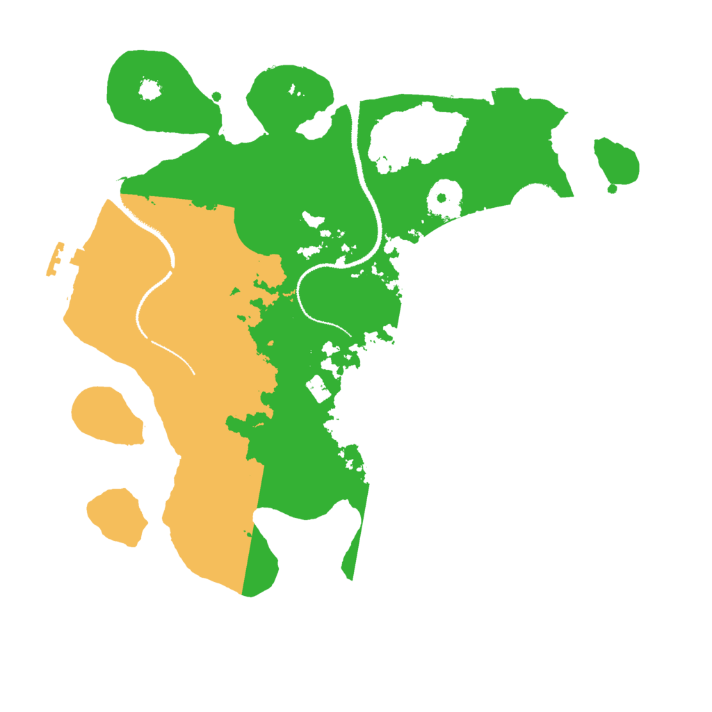 Biome Rust Map: Procedural Map, Size: 3000, Seed: 826245697