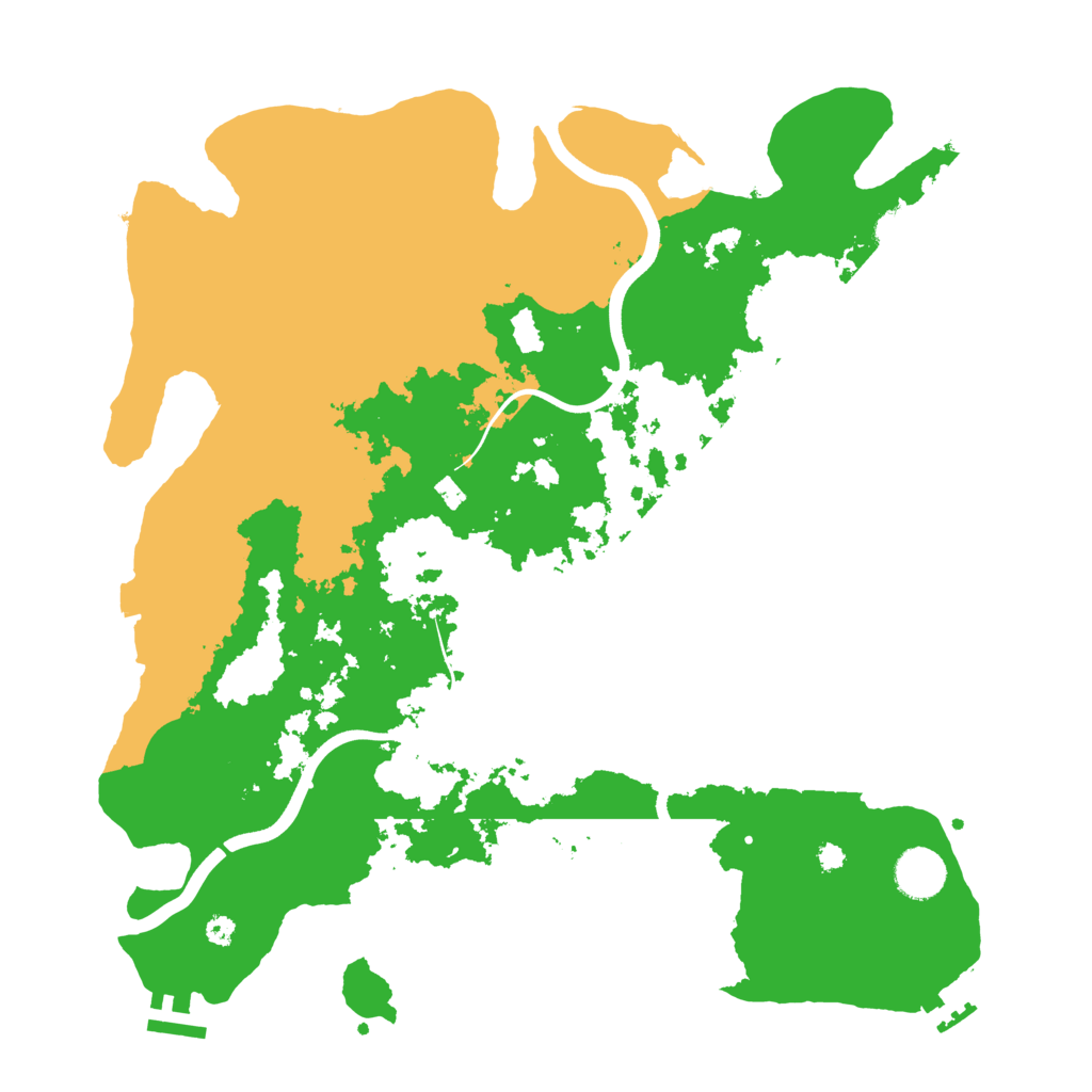Biome Rust Map: Procedural Map, Size: 3750, Seed: 465651575