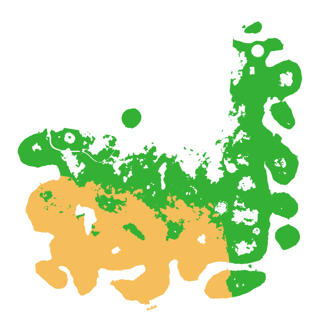 Biome Rust Map: Procedural Map, Size: 4500, Seed: 198525