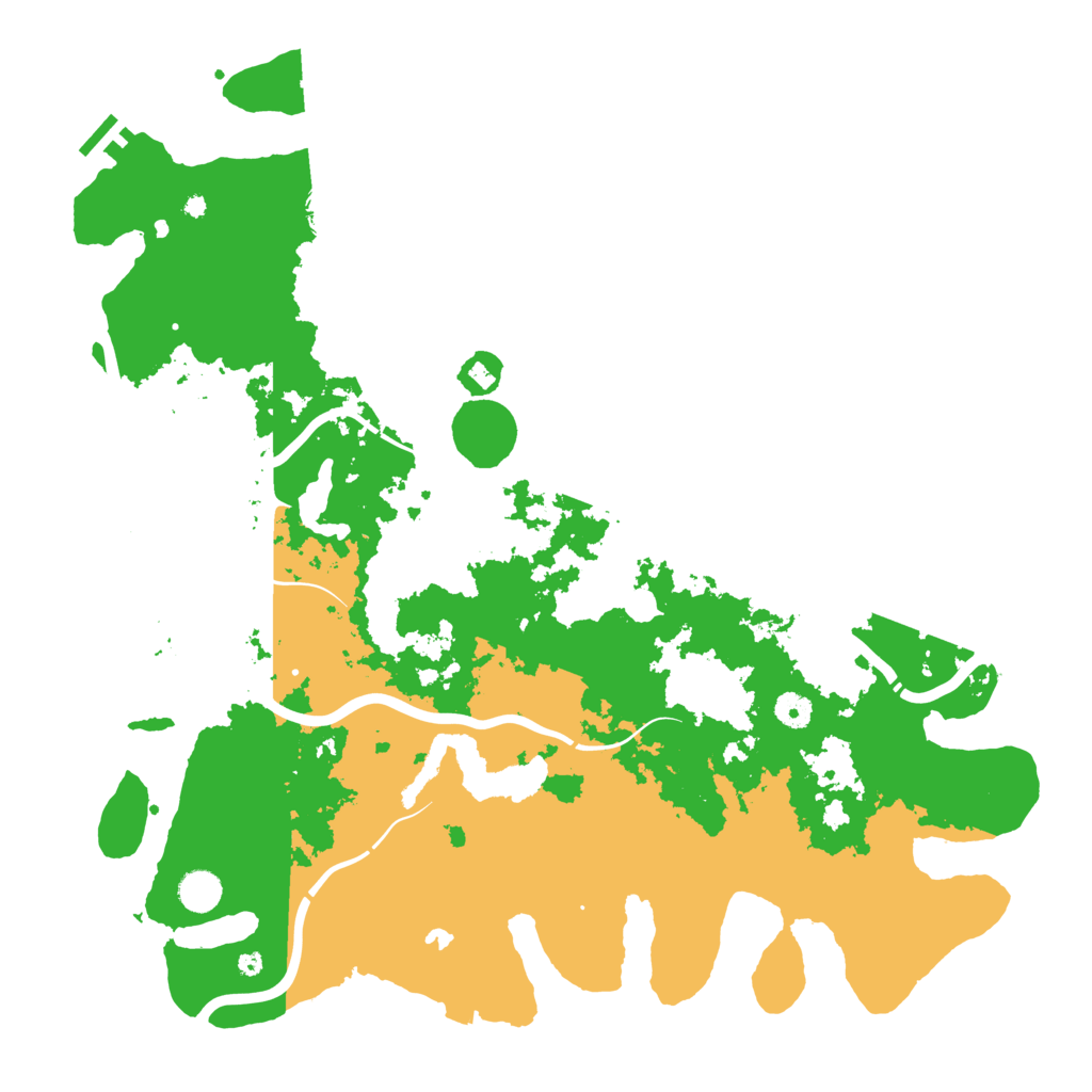 Biome Rust Map: Procedural Map, Size: 4500, Seed: 717060