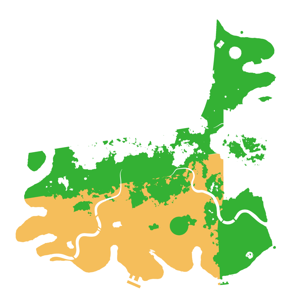 Biome Rust Map: Procedural Map, Size: 4250, Seed: 665494730