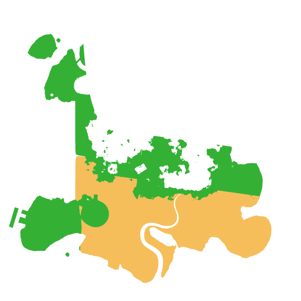 Biome Rust Map: Procedural Map, Size: 3000, Seed: 1452887471