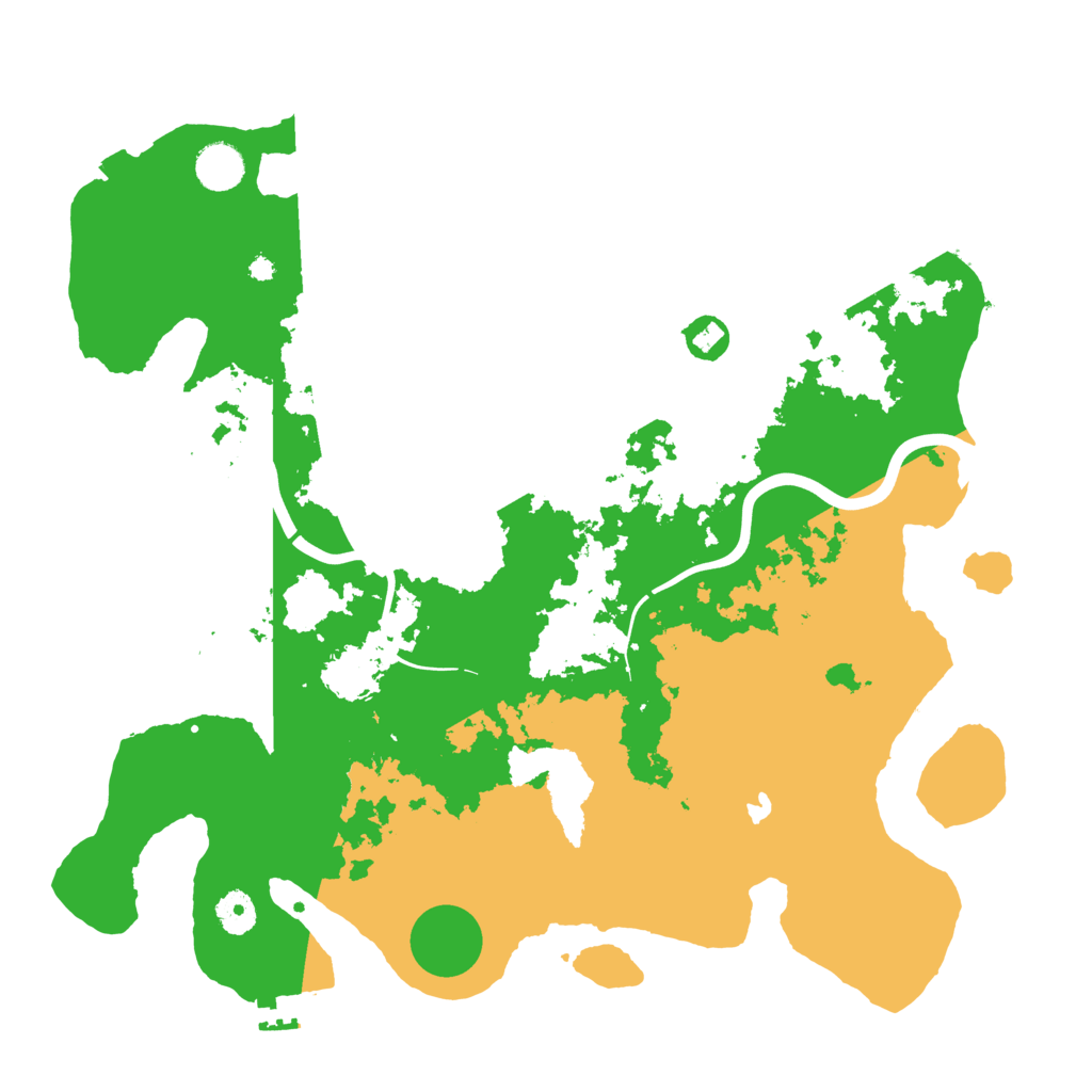 Biome Rust Map: Procedural Map, Size: 4000, Seed: 45677453