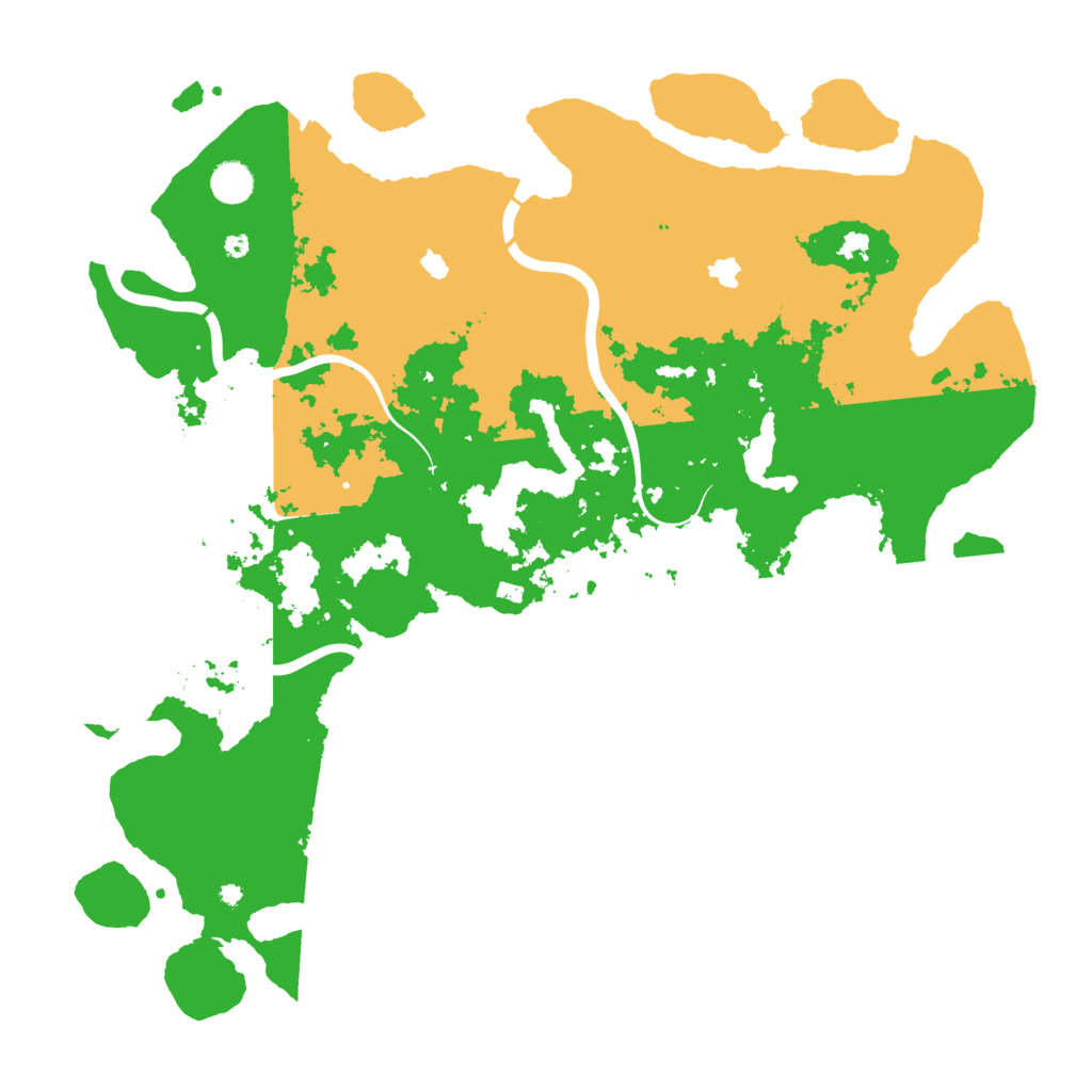 Biome Rust Map: Procedural Map, Size: 4500, Seed: 976152791
