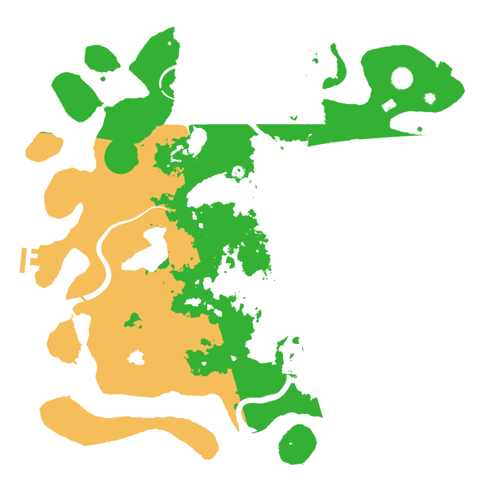 Biome Rust Map: Procedural Map, Size: 4000, Seed: 1234578