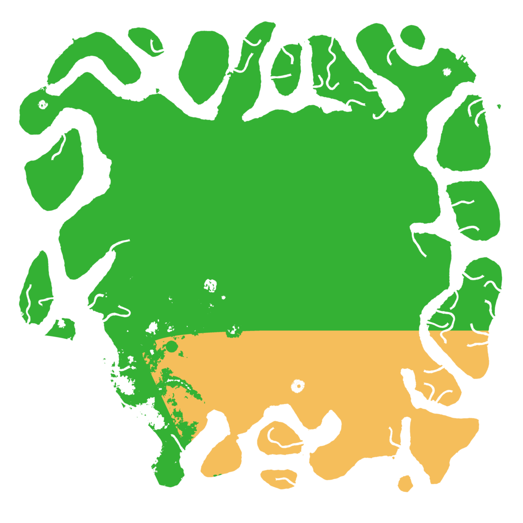 Biome Rust Map: Procedural Map, Size: 6000, Seed: 270916