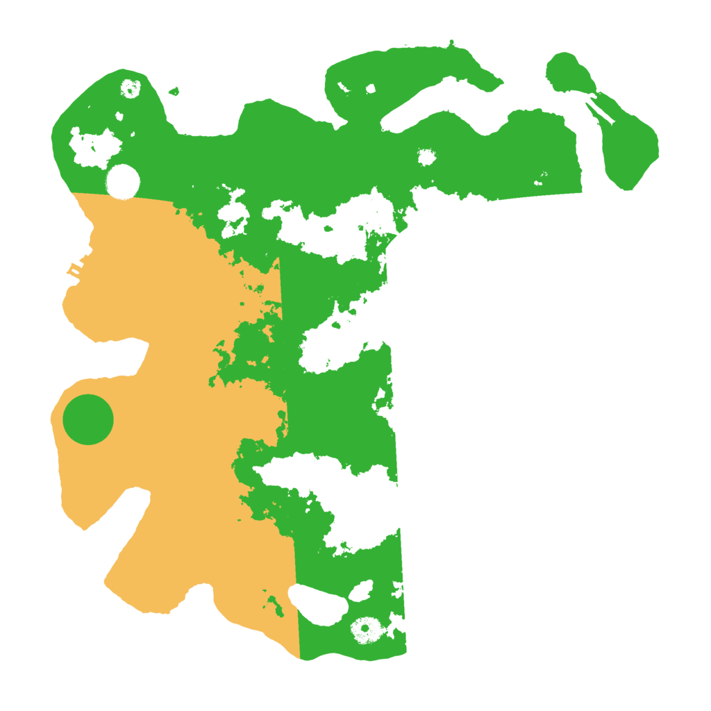 Biome Rust Map: Procedural Map, Size: 3700, Seed: 593842244