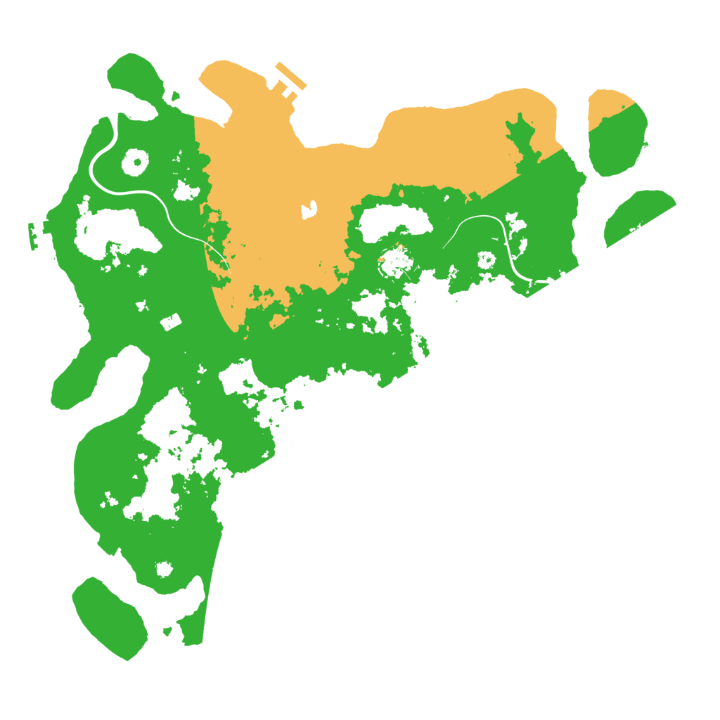 Biome Rust Map: Procedural Map, Size: 4000, Seed: 550149