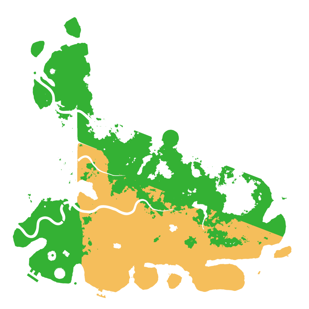 Biome Rust Map: Procedural Map, Size: 5000, Seed: 21355