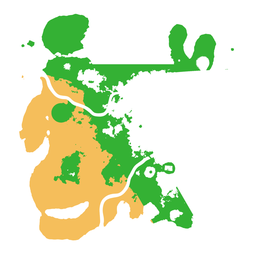 Biome Rust Map: Procedural Map, Size: 3500, Seed: 1600649692