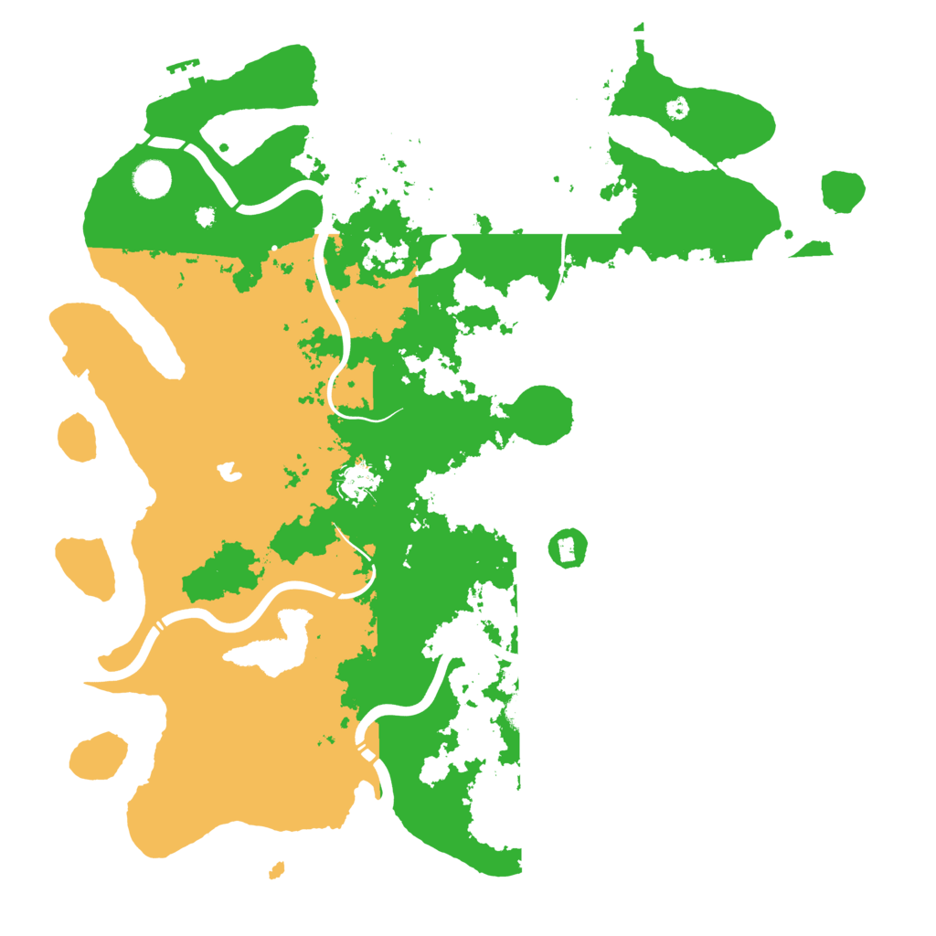 Biome Rust Map: Procedural Map, Size: 4250, Seed: 18890