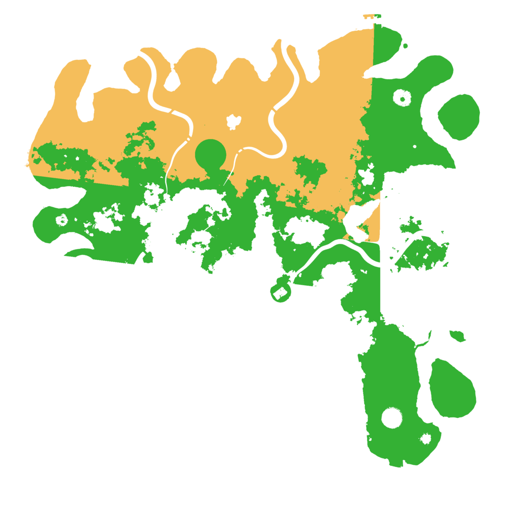 Biome Rust Map: Procedural Map, Size: 4300, Seed: 677