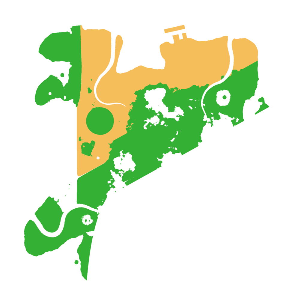 Biome Rust Map: Procedural Map, Size: 3000, Seed: 2020393306