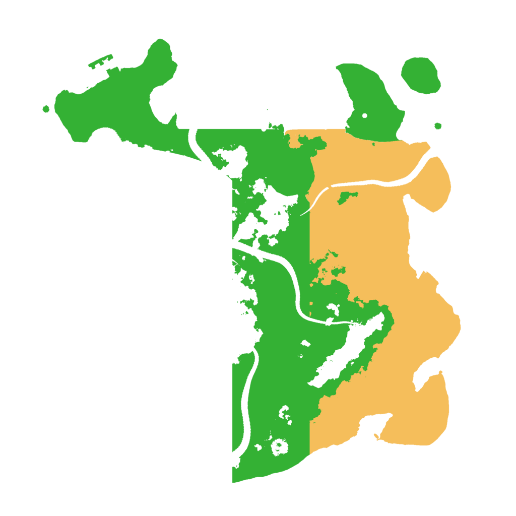 Biome Rust Map: Procedural Map, Size: 3050, Seed: 700973190