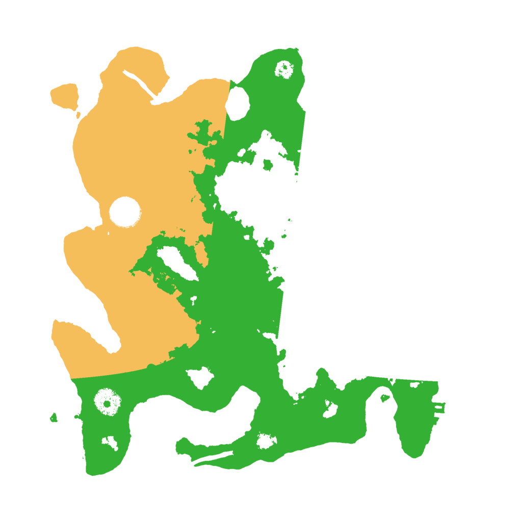 Biome Rust Map: Procedural Map, Size: 3000, Seed: 69729987