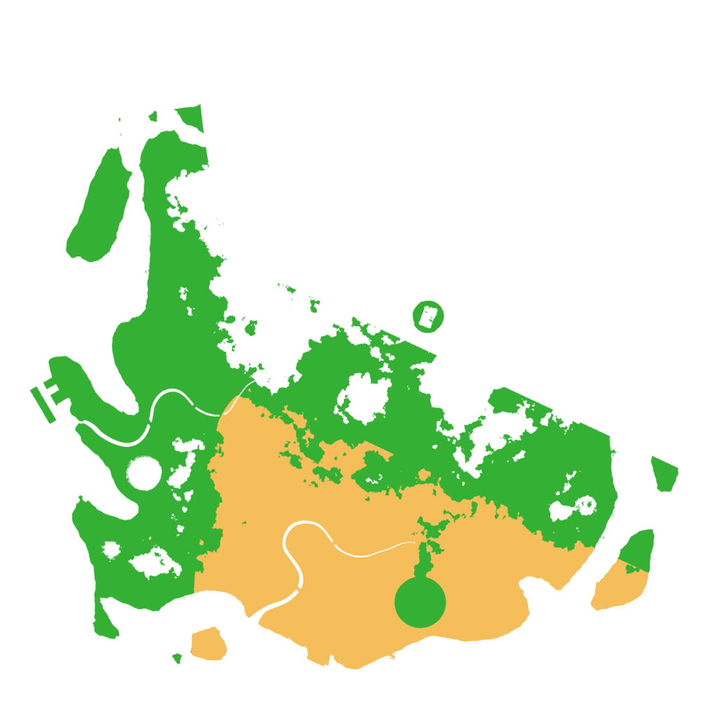 Biome Rust Map: Procedural Map, Size: 3700, Seed: 1850961279