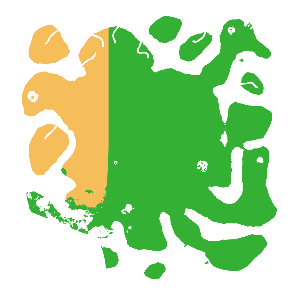 Biome Rust Map: Procedural Map, Size: 4000, Seed: 53421