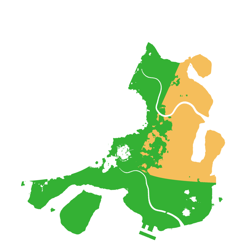 Biome Rust Map: Procedural Map, Size: 2930, Seed: 34534