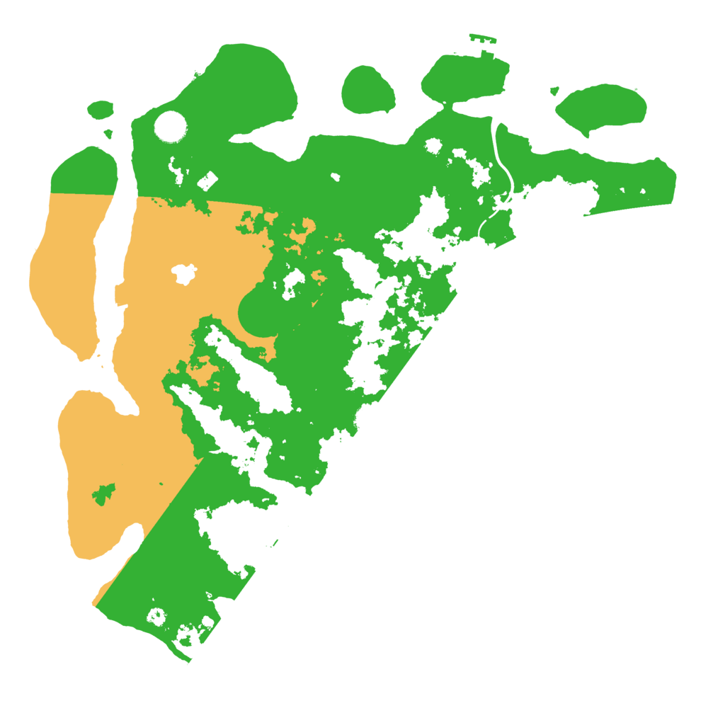 Biome Rust Map: Procedural Map, Size: 4000, Seed: 481063