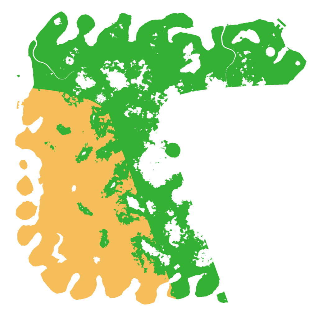 Biome Rust Map: Procedural Map, Size: 6000, Seed: 927