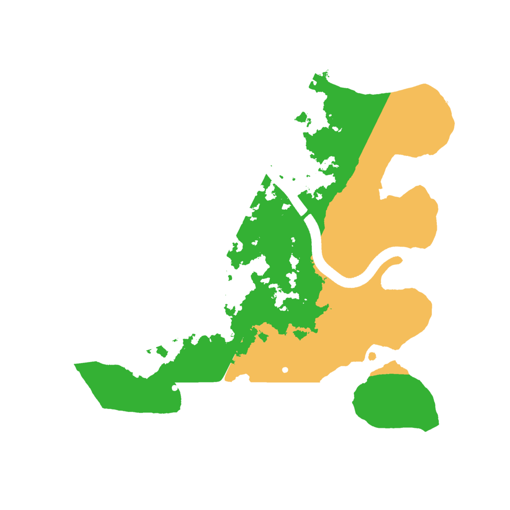 Biome Rust Map: Procedural Map, Size: 2500, Seed: 1503014704