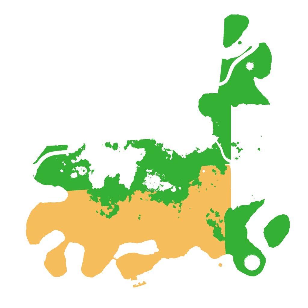 Biome Rust Map: Procedural Map, Size: 3500, Seed: 3211211