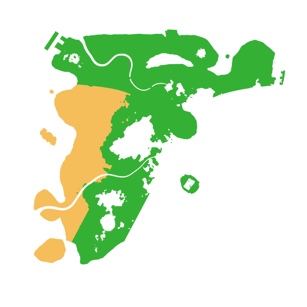 Biome Rust Map: Procedural Map, Size: 3000, Seed: 927318656