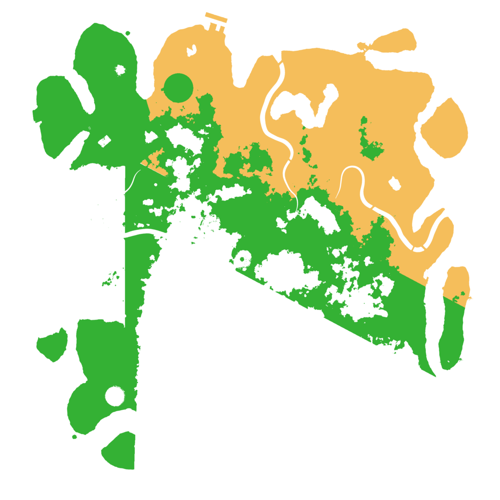 Biome Rust Map: Procedural Map, Size: 4500, Seed: 1312616180