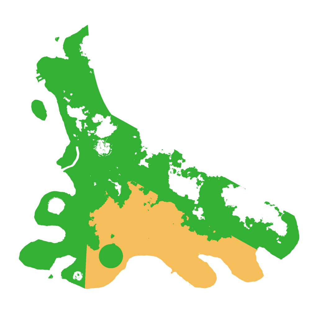 Biome Rust Map: Procedural Map, Size: 3500, Seed: 358926546