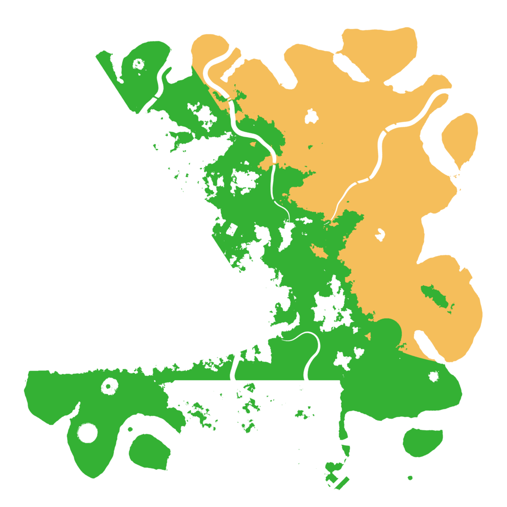 Biome Rust Map: Procedural Map, Size: 4500, Seed: 22207343