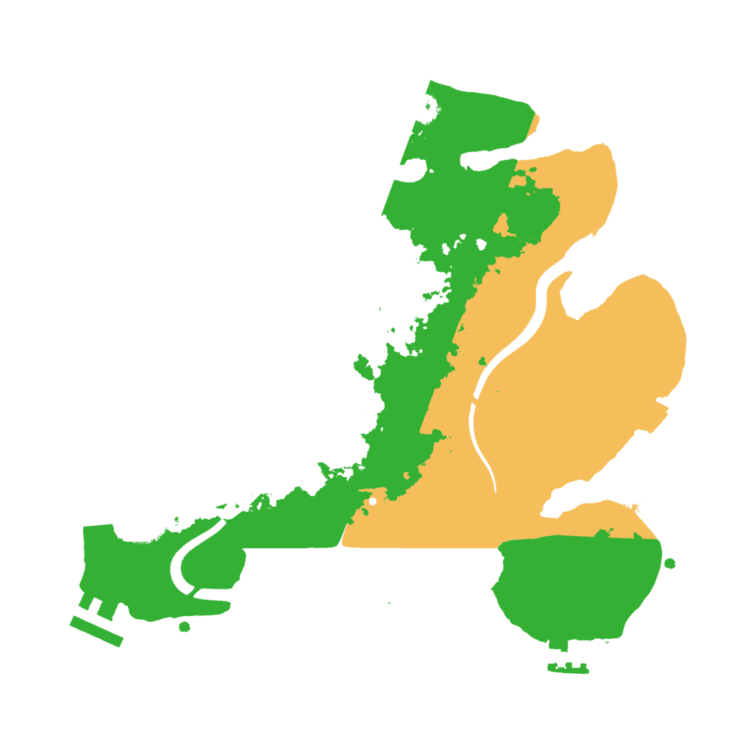 Biome Rust Map: Procedural Map, Size: 2700, Seed: 12