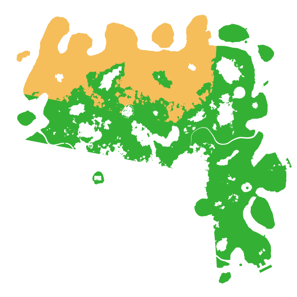 Biome Rust Map: Procedural Map, Size: 4500, Seed: 1421336755