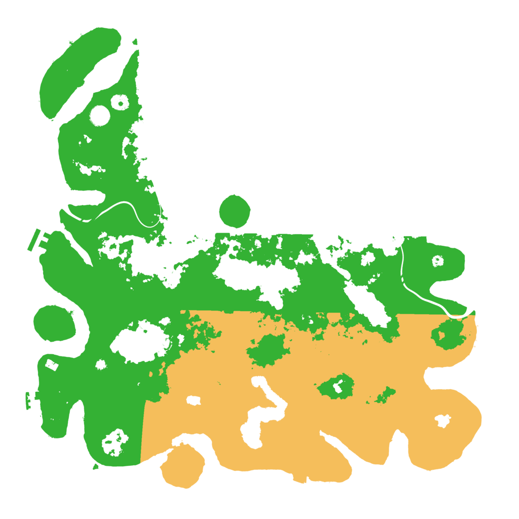 Biome Rust Map: Procedural Map, Size: 4500, Seed: 24207343