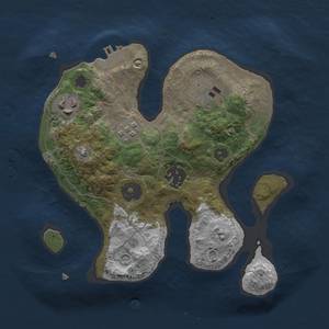 Thumbnail Rust Map: Procedural Map, Size: 2400, Seed: 50000, 8 Monuments
