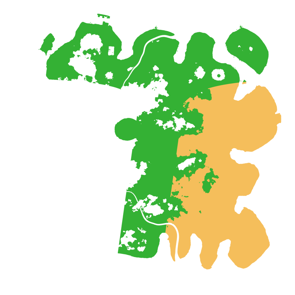 Biome Rust Map: Procedural Map, Size: 3500, Seed: 702133079