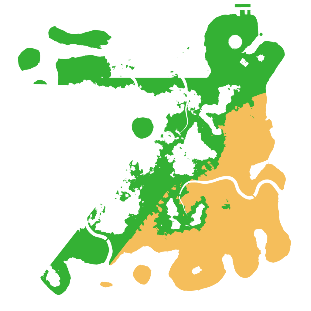 Biome Rust Map: Procedural Map, Size: 4000, Seed: 659442693