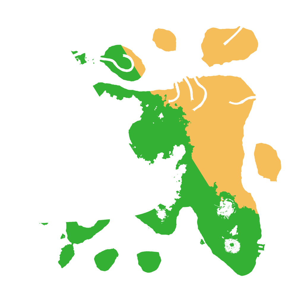 Biome Rust Map: Procedural Map, Size: 3000, Seed: 34432