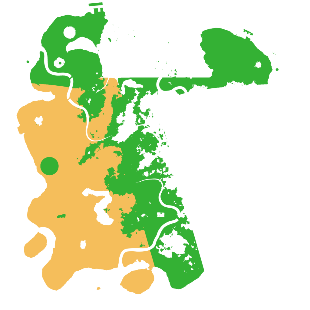 Biome Rust Map: Procedural Map, Size: 4500, Seed: 1677584981