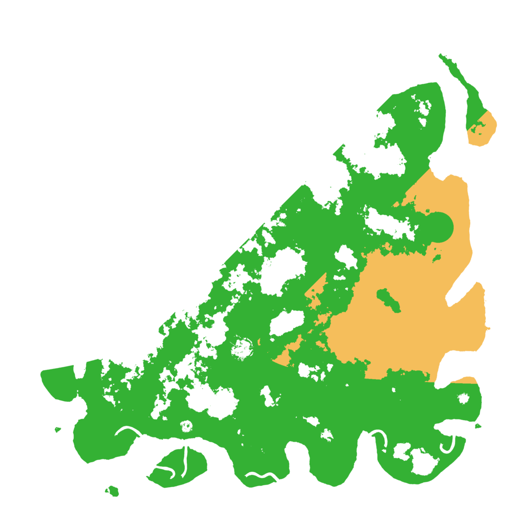 Biome Rust Map: Procedural Map, Size: 4500, Seed: 1064828175