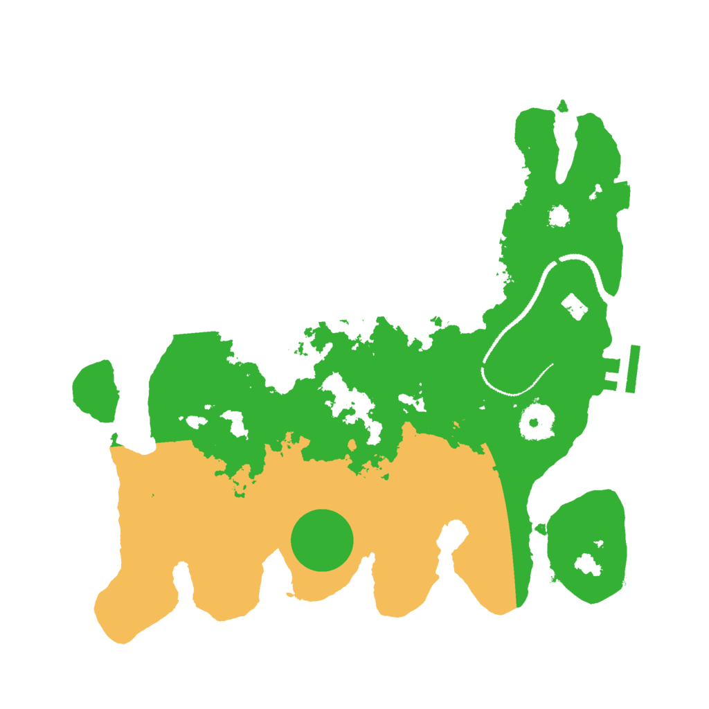 Biome Rust Map: Procedural Map, Size: 3000, Seed: 793191