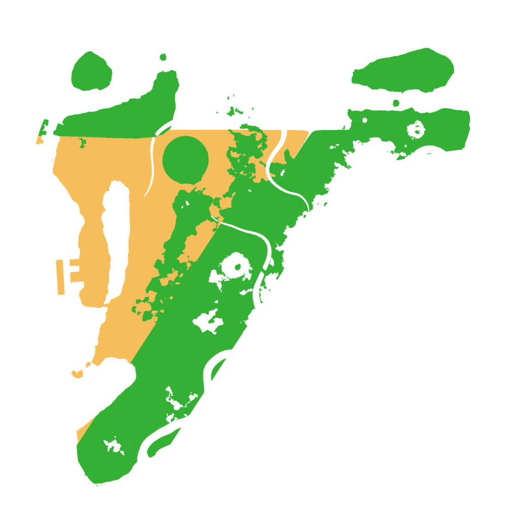 Biome Rust Map: Procedural Map, Size: 3000, Seed: 2003600422