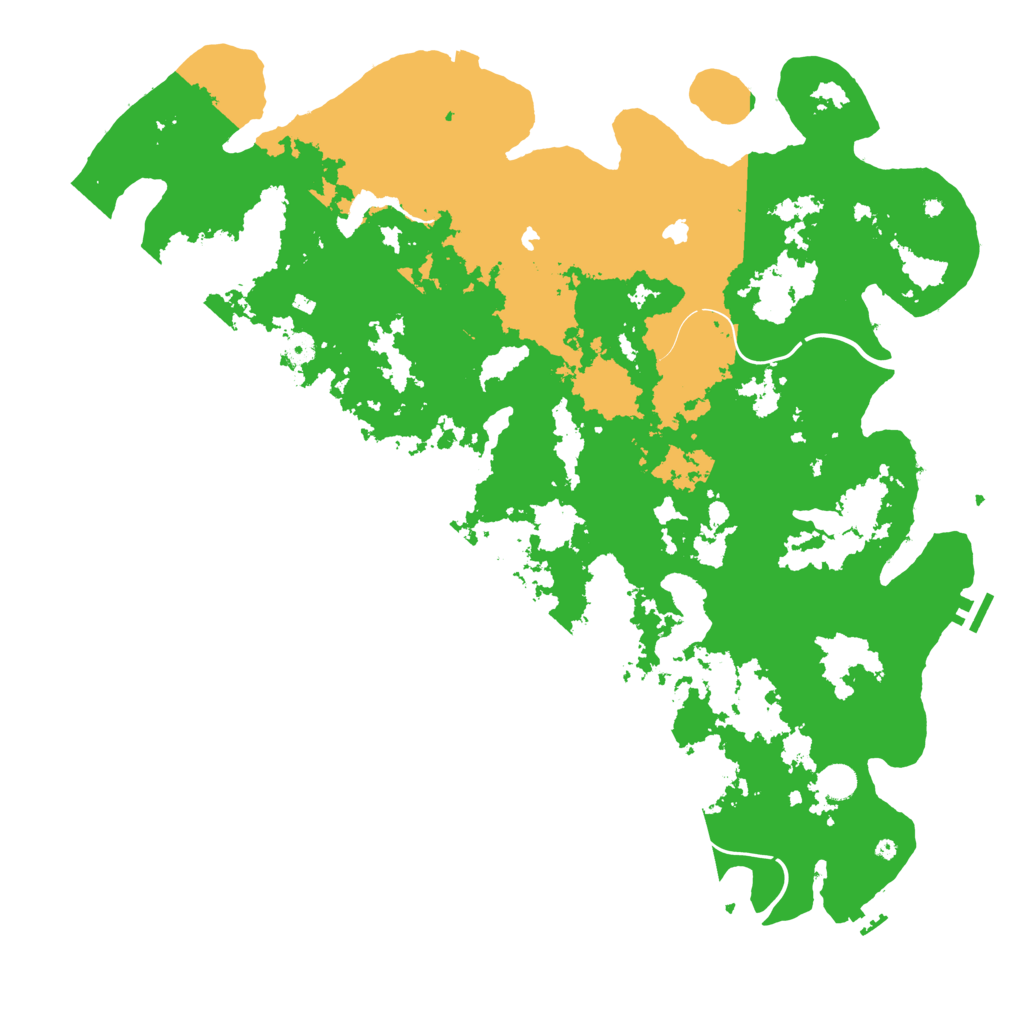 Biome Rust Map: Procedural Map, Size: 5000, Seed: 958852