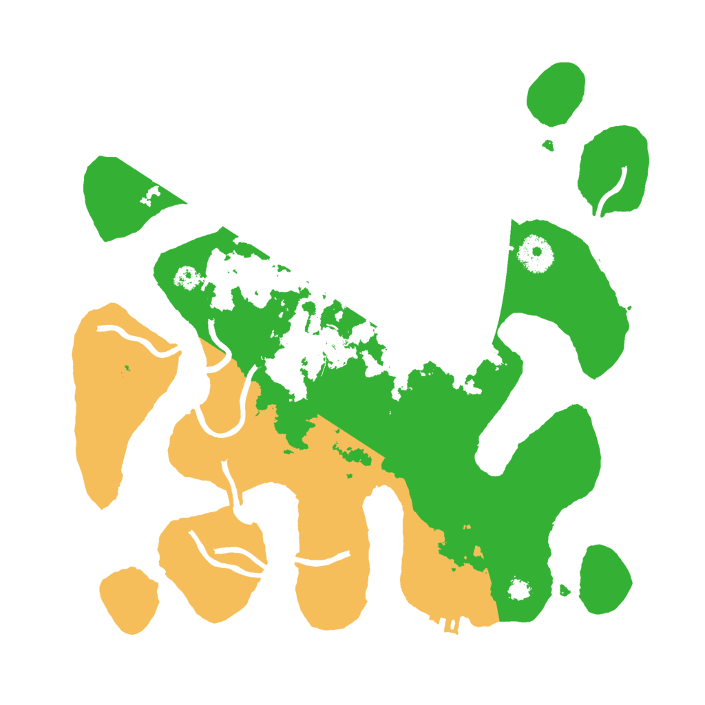 Biome Rust Map: Procedural Map, Size: 3000, Seed: 19576