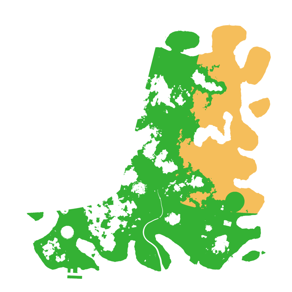 Biome Rust Map: Procedural Map, Size: 4000, Seed: 623808