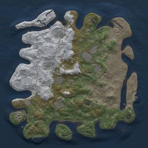 Thumbnail Rust Map: Procedural Map, Size: 4000, Seed: 330246, 18 Monuments